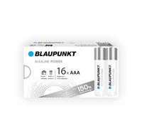 BLAUPUNKT AAA Piles alcalines, Paquet de 16, idéales pour Les horloges murales et Les télécommandes, LR03BPO/16CB