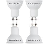 Blaupunkt Ampoule LED GU10 - Spot - Éclairages pour Pièces - 5W - Remplacement de 50W - Blanc Chaud 2700K - 450 lumens - Lampe Économe en Énergie et en Coûts - Lot de 4