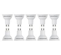 Blaupunkt Ampoule LED GU10 - Spot - Éclairages pour Pièces - 5W - Remplacement de 50W - Blanc Chaud 2700K - 450 lumens - Lampe Économe en Énergie et en Coûts - Lot de 10