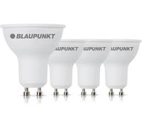 Blaupunkt Ampoule LED GU10 - Spot - Éclairages pour Pièces - 5W - Remplacement de 50W - Blanc Naturel 4000K - 475 lumens - Lampe Économe en Énergie et en Coûts - Lot de 4