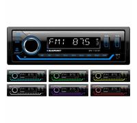 Blaupunkt BPA 1123 BT, autoradio 1 DIN, FM-RDS, Bluetooth, kit Mains Libres, 2 Ports USB, entrée auxiliaire, Sortie subwoofer, Multicolore, 200 Watts