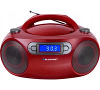 BLAUPUNKT BB18RD Boombox CD/MP3/USB/radio rouge avec 40 stations FM