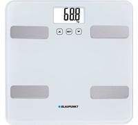 Blaupunkt BSM501 Balance de salle de bain, analyse corporelle, 150kg, verre, blanc