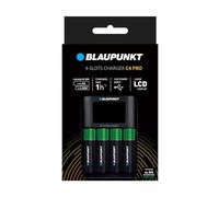 Blaupunkt Chargeur de Piles USB, pour 1-4 Piles Rechargeables AA,AAA, Rapide: 1h de Temps de Charge, 4 Blaupunkt Piles AA incluises 2000 mah