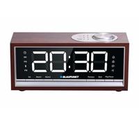 Blaupunkt CR60BT Horloge Radio Bluetooth en Bois Marron