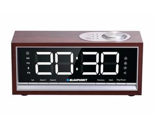 Blaupunkt CR60BT Horloge Radio Bluetooth en Bois Marron