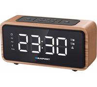 BLAUPUNKT CR65BT Radio-réveil Bluetooth, couleur bois clair