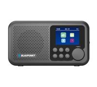 Blaupunkt DR8BK Radio Portable DAB+ FM, Bluetooth 5.3, Écran Couleur 2,4", Batterie 1800 mAh USB-C, Double Alarme, Sortie Casque - Compacte et Légère
