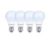 BLAUPUNKT E27 Ampoule Standard A60 6W 600 lm Blanc Froid Dépolie, Lot de 4