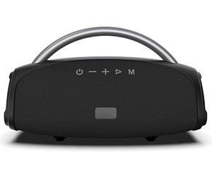 BLAUPUNKT Enceinte Bluetooth Portable Noire avec Batterie Intégrée, Mode Mains Libres, Port USB, Lecteur Carte SD et Éclairage d’Ambiance LED