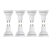 Blaupunkt LED GU10 Spot LED lamp, 5W, remplace ampoule 50W, blanc naturel 4000K, lumière naturelle neutre jour, Intensité non variable, 500 lumens, intérieur extérieur, lot de 8