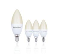 BLAUPUNKT Lampe Bougie E14 C35 10W 820 lm 2700K Blanc chaud mat, Lot de 4