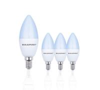 BLAUPUNKT Lampe Bougie E14 C35 7W 595 lm 6000K Blanc froid dépoli, Lot de 4