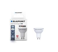 Blaupunkt LED GU10 Spot LED lamp, 5W, remplace ampoule 50W, Blanc froid 6000K, lumière froide, Intensité non variable, 500 lumens, intérieur extérieur, 1 pièce (lot de 1)