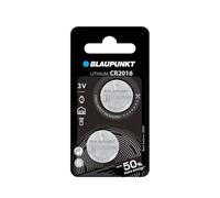 Blaupunkt Lithium Coin CR2016 Lot de 2 Piles Bouton sous Blister