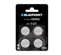 Blaupunkt Lithium Coin CR2032 Lot de 4 Piles Bouton sous Blister