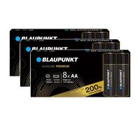 BLAUPUNKT Lot de 3 paquets de 8 piles AA alcalines PREMIUM