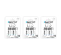 BLAUPUNKT Lot de 3 piles AA alcalines, paquet de 4