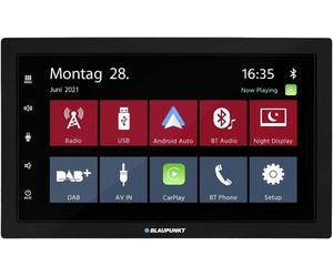 Blaupunkt Mannheim 600 DAB Ampli-tuner multimédia 2 DIN Android Auto™, port pour commande au volant, connexion possible à une caméra de recul, Apple CarPlay,