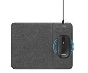 Blaupunkt - MP1740-133 - Pack de Souris sans Fil et Tapis de Souris avec Chargeur Induction - Noir