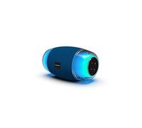 BLAUPUNKT - MP3915-591- Bluetooth Speaker - Enceinte LED - 14W - Transparent-Bleu