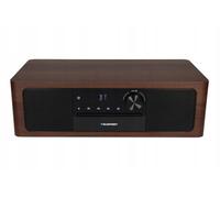 Chaine HiFi Blaupunkt MS22BT Microsystème avec Bluetooth HDMI ARC 50 W RMS (2 x 25 W) Radio FM Lecteur CD Indicateur LED AUX Télécommande Boîtier en bois