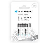 Blaupunkt Piles AAA LR03 alcalines 1,5 V – Pack de 4