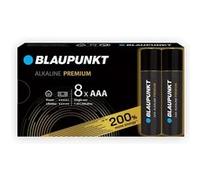 Blaupunkt Piles alcalines AAA (LR03) Premium 1,5 V Paquet de 8 pour contrôleurs et jouets