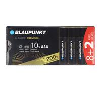 BLAUPUNKT piles AAA alcalines PREMIUM, paquet de 10