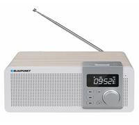 Blaupunkt PP14BT Radio portable Numérique Blanc, Bois