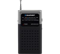 Blaupunkt PR4BK Radio de poche AM/FM Radio portable Antenne télescopique Format de poche Haut-parleur 1,5" intégré Fonctionnement sur piles