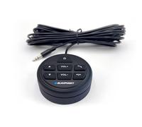Blaupunkt RC-24 Télécommande à câble Robuste, 7 Boutons, câble de 5 m avec Prise Jack 3,5 mm, Tampon adhésif 3M, Noir Mat