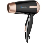 BLAUPUNKT Sèche-cheveux - Petit sèche-cheveux - Sèche-cheveux de voyage - Séchage rapide - 1200 W - 3 niveaux de température - 2 niveaux de ventilateur - fonction air froid - poignée pliable - compact