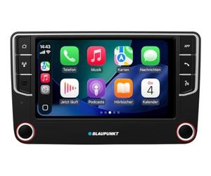 Blaupunkt Wolfsburg 648, multimédia embarqué, Connexion Can-Bus, écran Tactile 7 Pouces, CarPlay + Android Auto, Dab+, Bluetooth, kit Mains Libres, USB, entrée auxiliaire, 4x45 Watts, 12V