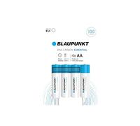 Blaupunkt Zinc Carbon Essential Lot de 4 Piles AA sous Blister