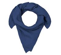 Blausberg Baby - Foulard en mousseline pour enfants tête de châle à nouer (bleu marine) - Tous les matériaux sont certifiés OEKO-TEX Standard 100 - fabriqués à la main à Hambourg