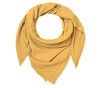 Blausberg Baby - Foulard en mousseline pour femme écharpe châle (jaune moutarde) - Tous les matériaux sont certifiés OEKO-TEX Standard 100 - fabriqués à la main à Hambourg