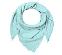 Blausberg Baby - Foulard en mousseline pour femme écharpe châle (menthe) - Tous les matériaux sont certifiés OEKO-TEX Standard 100 - fabriqués à la main à Hambourg