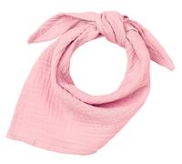 Blausberg Baby - Foulard triangulaire en mousseline pour bébé à nouer **10 COULEURS** - Tous les matériaux sont certifiés OEKO-TEX Standard 100 - fabriqués à Hambourg (blush rosa)