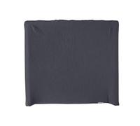 Blausberg Baby Housse compatible avec matelas à langer IKEA Vädra 74 x 80 cm - Gris foncé - En mousseline 100 % coton - Certifié Oeko-Tex ® Standard 100