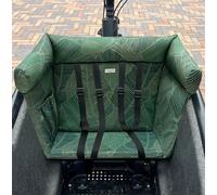 Blausberg Coussin de vélo pour bébé - Accessoire pour enfant - Résistant aux intempéries - Compatible avec Urban Arrow Family & Family Next - Feuilles vert foncé pour urbain