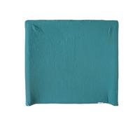 Blausberg Housse compatible avec matelas à langer IKEA Vädra 74 x 80 cm - Vert mer - En mousseline 100 % coton - Certifié Oeko-Tex ® Standard 100