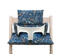 Blausberg Tripp Trapp Lot de 2 coussins de siège pour chaise haute Stokke - En 2 pièces - Renard bleu - Matériau certifié Oeko-Tex Standard 100