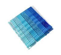 Blausky 1 lot de 24 épingles à cheveux Bobby de 5 cm - Dégradé de couleur - Petites pinces à cheveux en forme de U - En métal - Paillettes - Pour femme et femme - Bleu