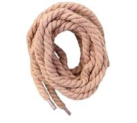 Blausky 1 paire de lacets à corde de 120 cm - Lacets ronds de rechange - En coton torsadé - Cordon de rechange épais - 6 mm d'épaisseur - Lacets indéchirables - Pour chaussures de sport, chaussures de
