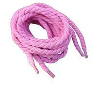 Blausky 1 paire de lacets à corde de 120 cm - Lacets ronds de rechange - En coton torsadé - Cordon de rechange épais - 6 mm d'épaisseur - Lacets indéchirables - Pour chaussures de sport, chaussures de