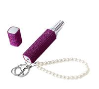 Blausky 1 vaporisateur de parfum rechargeable de 10 ml, mini flacon pulvérisateur portable, porte-clés, flacon pulvérisateur vide avec chaîne de perles, flacon pulvérisateur vide pour parfums, eau