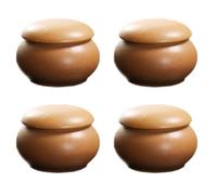 Blausky 1 verre en céramique avec couvercle, polyvalent, petit verre, sucrier, mini boîte à café pour le stockage et le remplissage pour gloss à lèvres, café, sucre, thé, épices, café, 6,2 x 4,5 cm