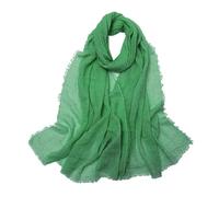 Blausky 90 x 180 cm Ladiery Écharpe fine pour femme - Écharpe d'été - Étole - Robe de soirée - Écharpe de mariée - Écharpe fine - Pour le printemps et l'été - Vert clair C