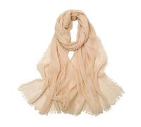 Blausky 90 x 180 cm Ladiery Sheer Écharpe pour femme, foulard d'été, châle, robe de soirée, mariage, écharpe fine, pour le printemps et l'été, kaki A